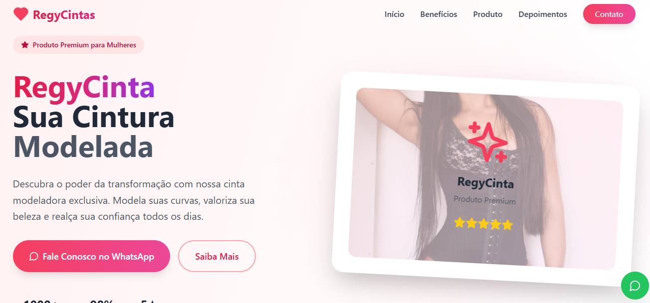 Clique para ampliar Landing Page de Conversão