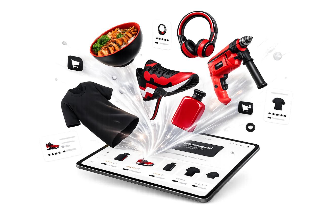 Preview da plataforma de ecommerce