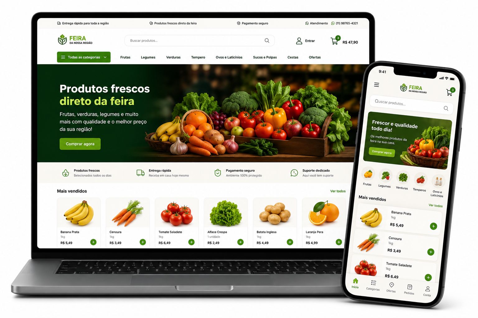 Resumo visual dos diferenciais Condertech